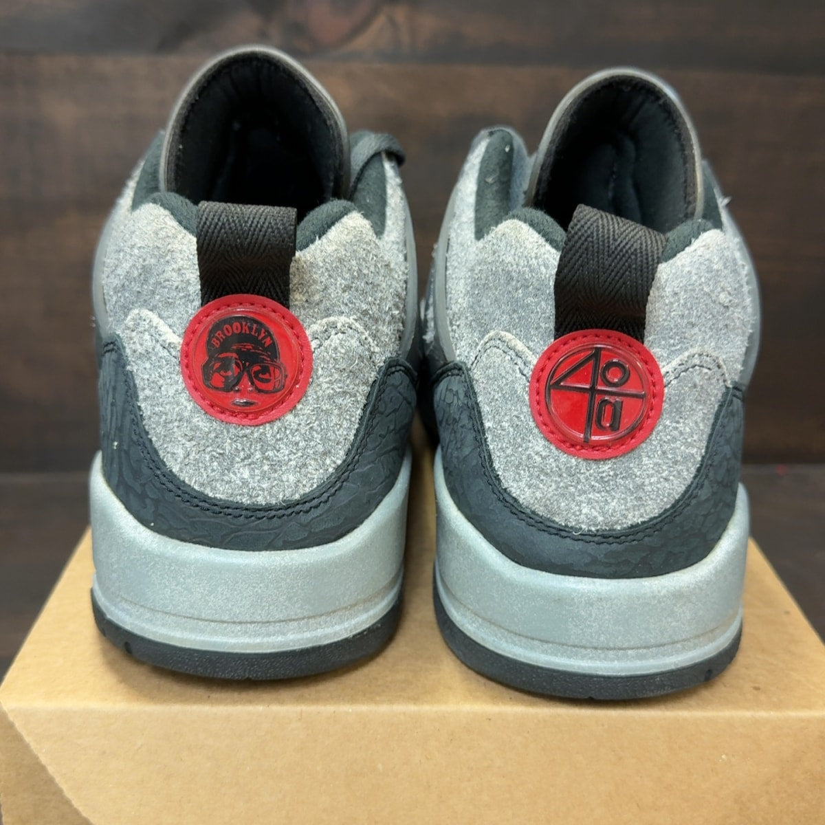 Jordan Spizike Low Anthracite Gym Red Size 11.5 (Pre-Owned) - Image 5