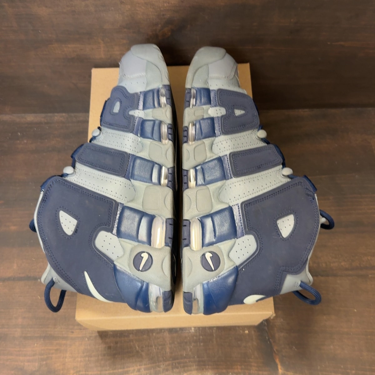 Nike Air More Uptempo Cool Grey Midnight Navy Size 11.5 (Pre-Owned) - Image 5