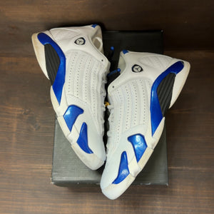 Jordan 14 Retro White Hyper Royal (GS) Size 6.5Y (Pre-Owned) - back
