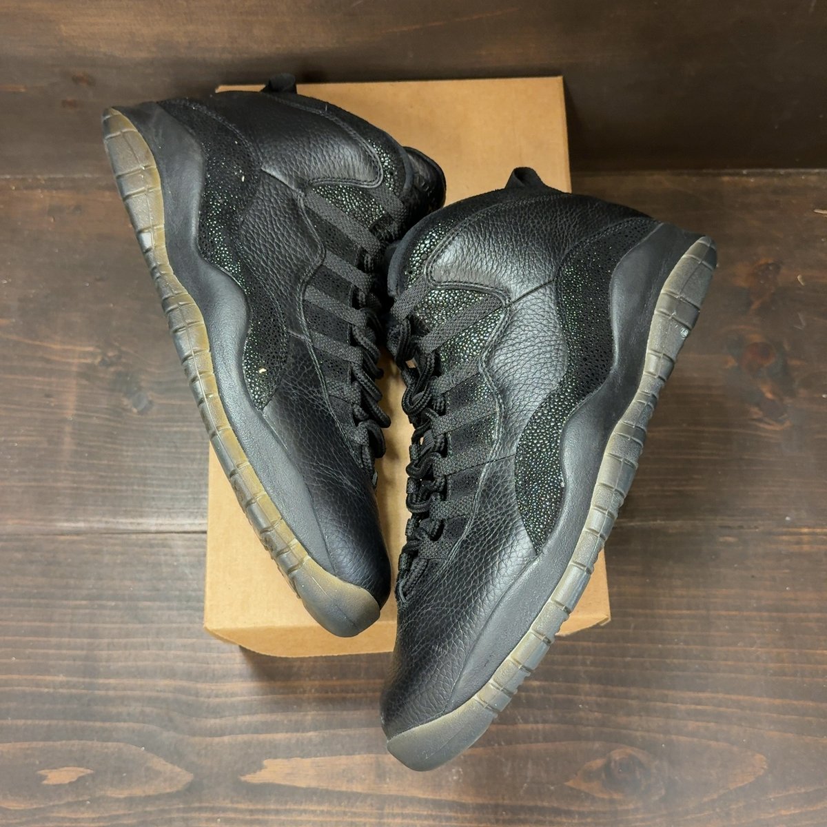 Jordan 8 Retro OVO Black Size 13 (Pre-Owned) - back