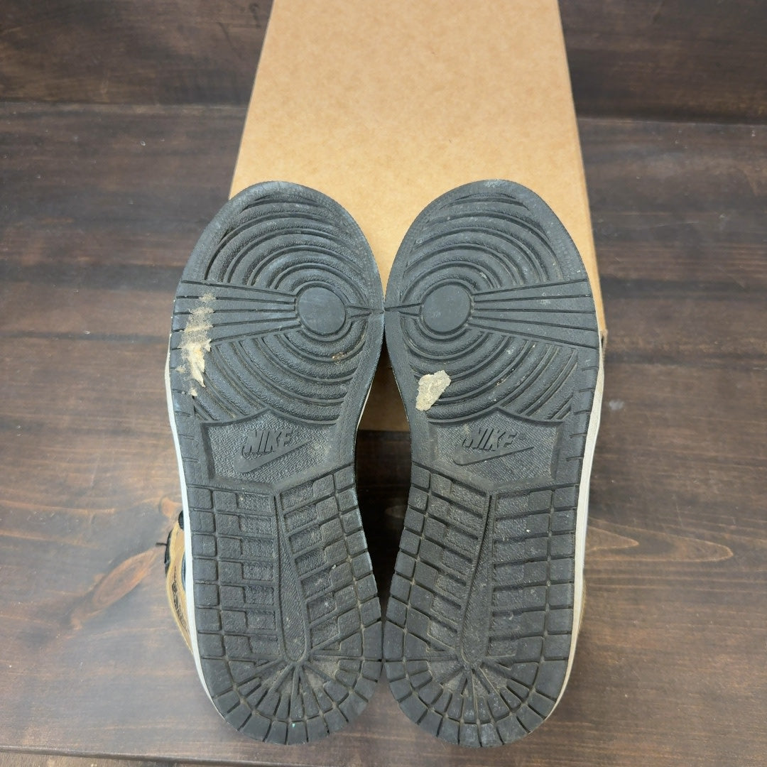 Jordan 1 Retro High NRG Patent Gold Toe Size 8 (Pre-Owned) - Image 6