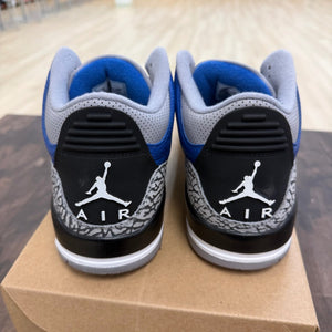 Jordan 3 Retro Varsity Royal Cement Size 11 (Pre-Owned) - Image 5