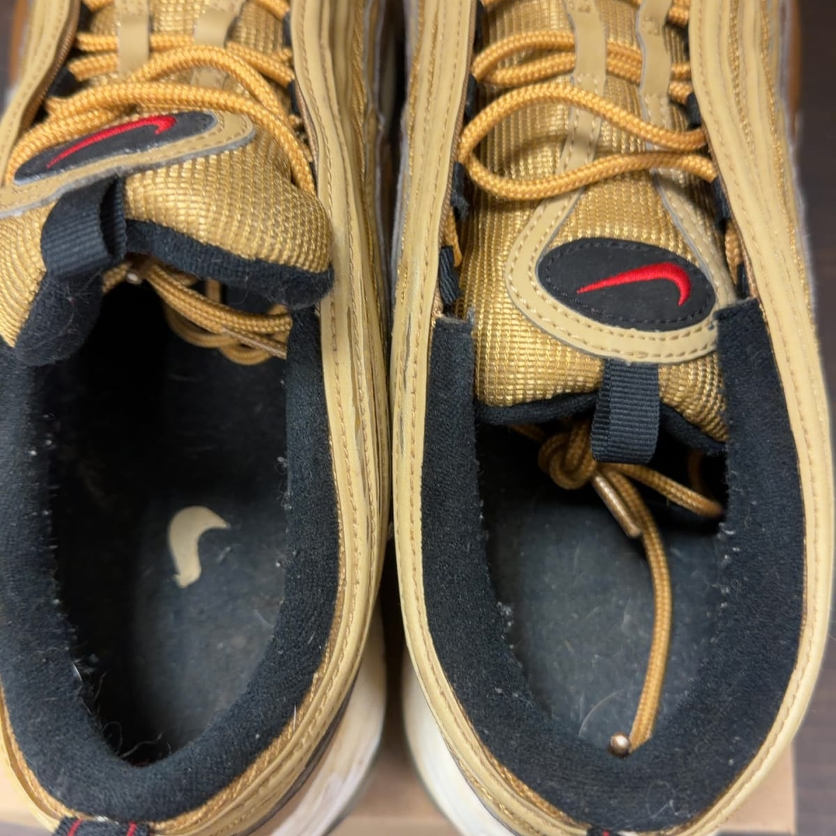 Nike Air Max 97 Metallic Gold (2017/2018) Size 13 (Pre-Owned) - aux