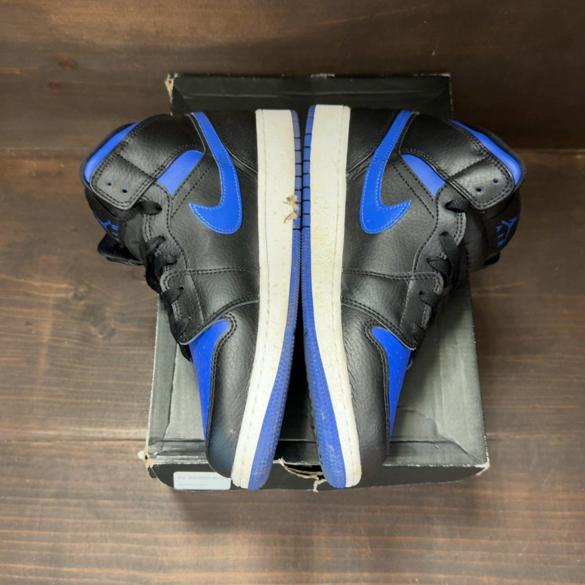 Jordan 1 Mid Royal (2020) (GS) Size 7Y (Pre-Owned) - Image 4