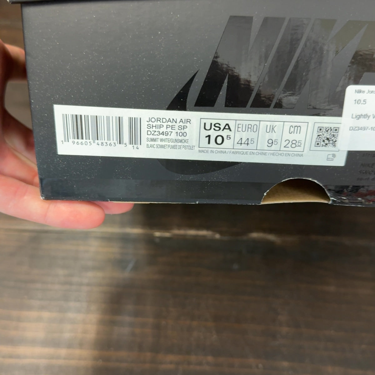 Nike Jordan Air Ship PE SP Tech Grey - Image 9
