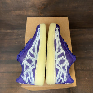 Nike Air Force 1 Low '07 QS Purple Skeleton Halloween (2021) Size 5 (Pre-Owned) - Image 6