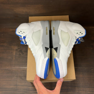 Jordan 5 Retro White Stealth (2021) Size 9 (Pre-Owned) - Image 4