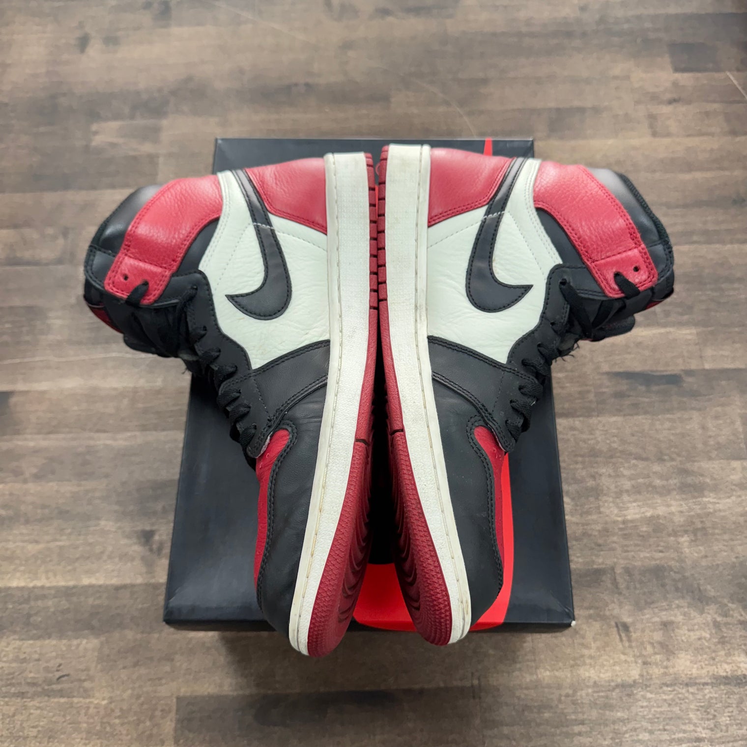 Jordan 1 Retro High Bred Toe (Men's) (US 12) (USED)