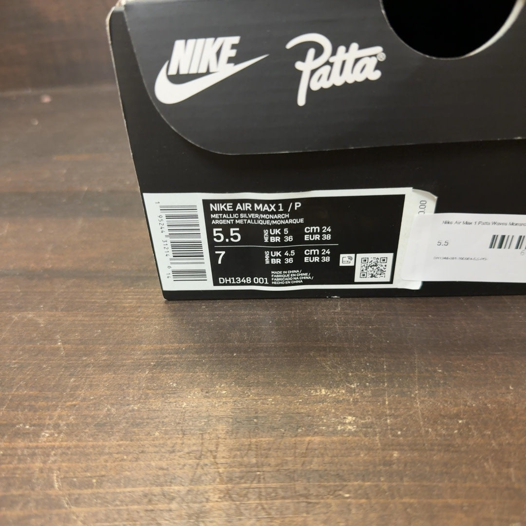 Nike Air Max 1 Patta Waves Monarch (with Bracelet) - Image 9