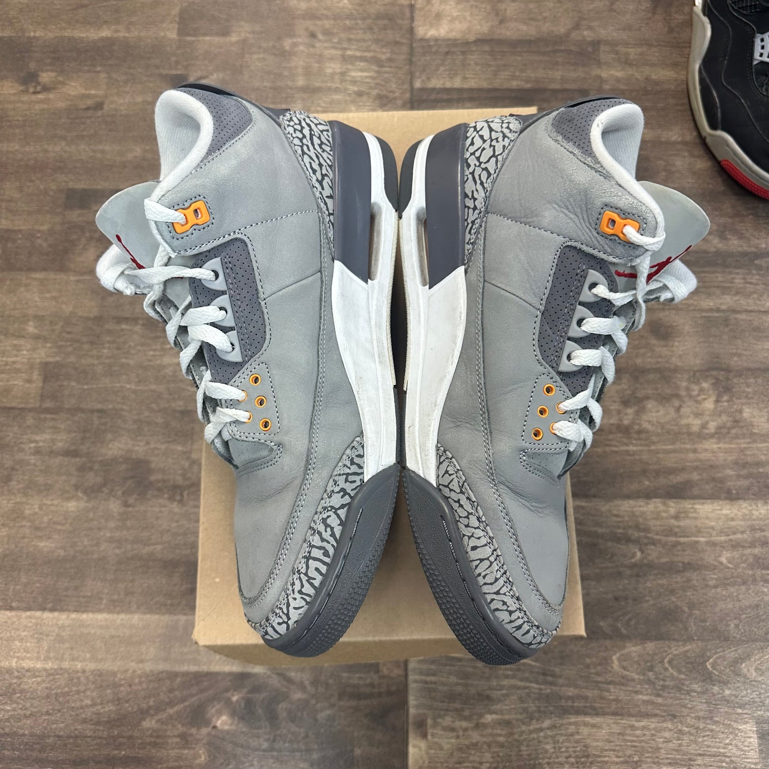 Cool Grey Jordan 3 Retro (Used,No Box)