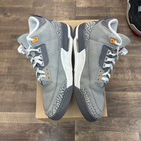 Cool Grey Jordan 3 Retro (Used,No Box)