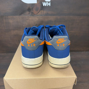 Blue Yellow Swoosh Nike Air Force 1 Low Size 10.5 (Pre-Owned) - Image 4