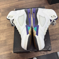 Grape Jordan 5 (2013) (USED, Replacement Box)