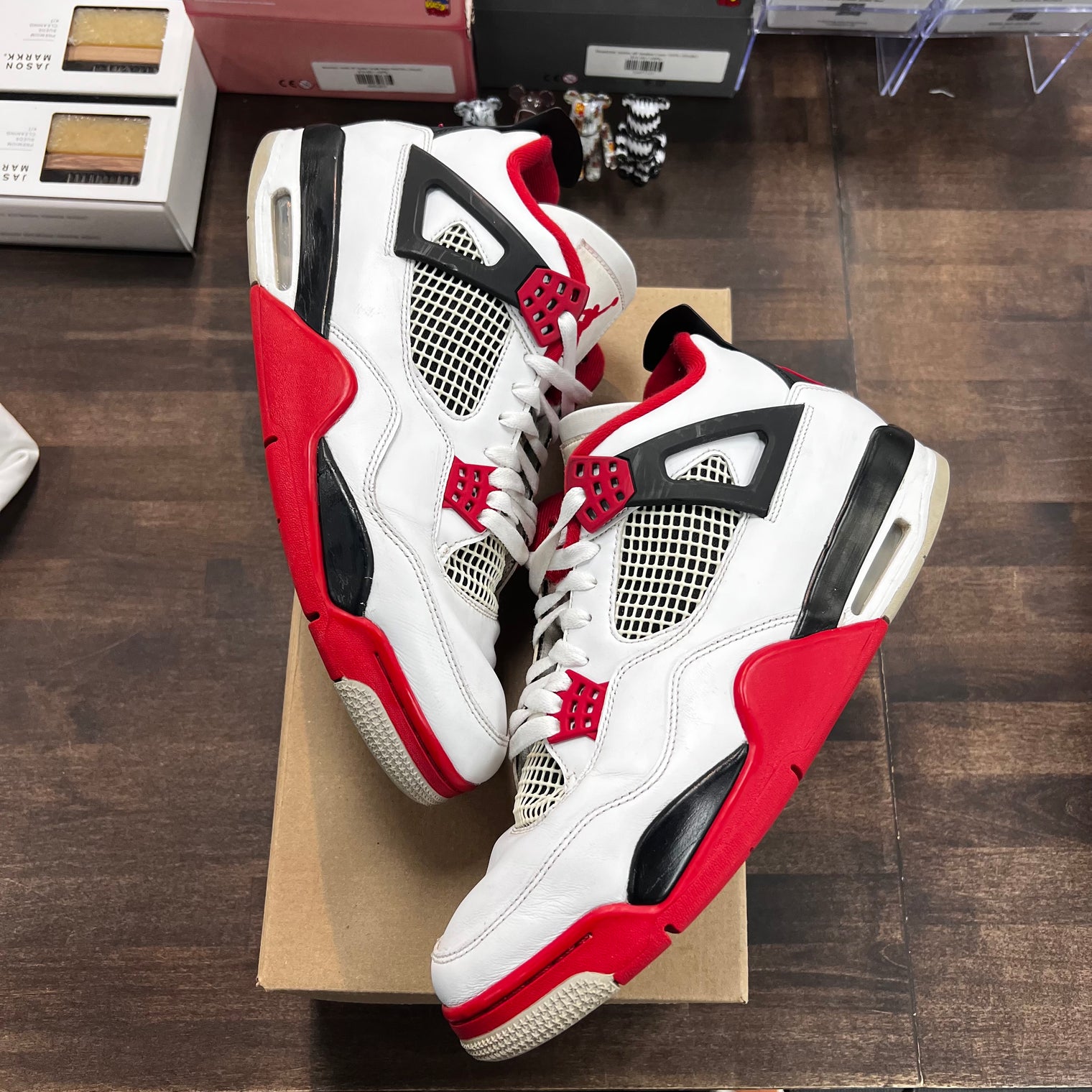 Fire Red Jordan 4 (2019) (USED, No Box)