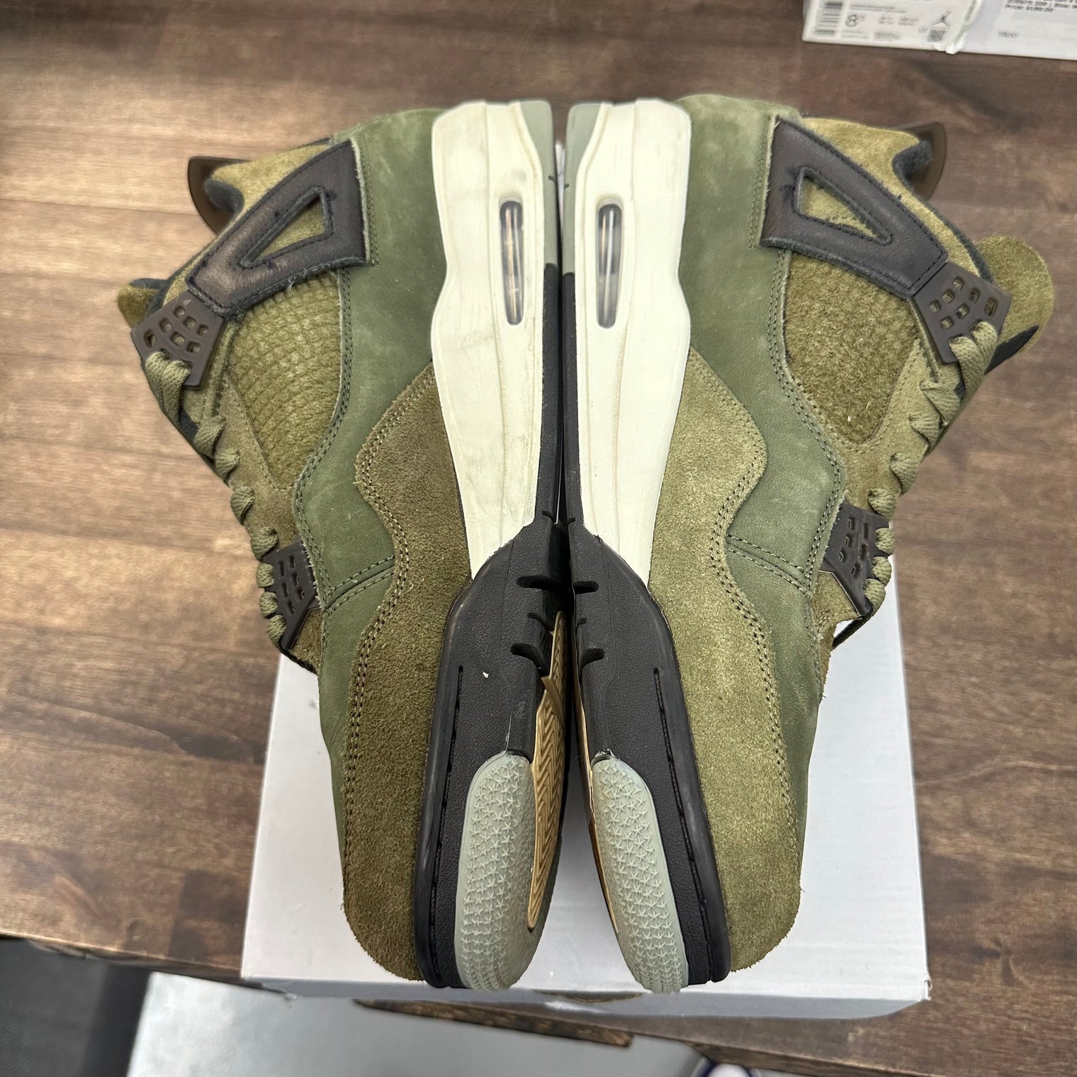 Craft Olive Jordan 4 (USED, No Box)