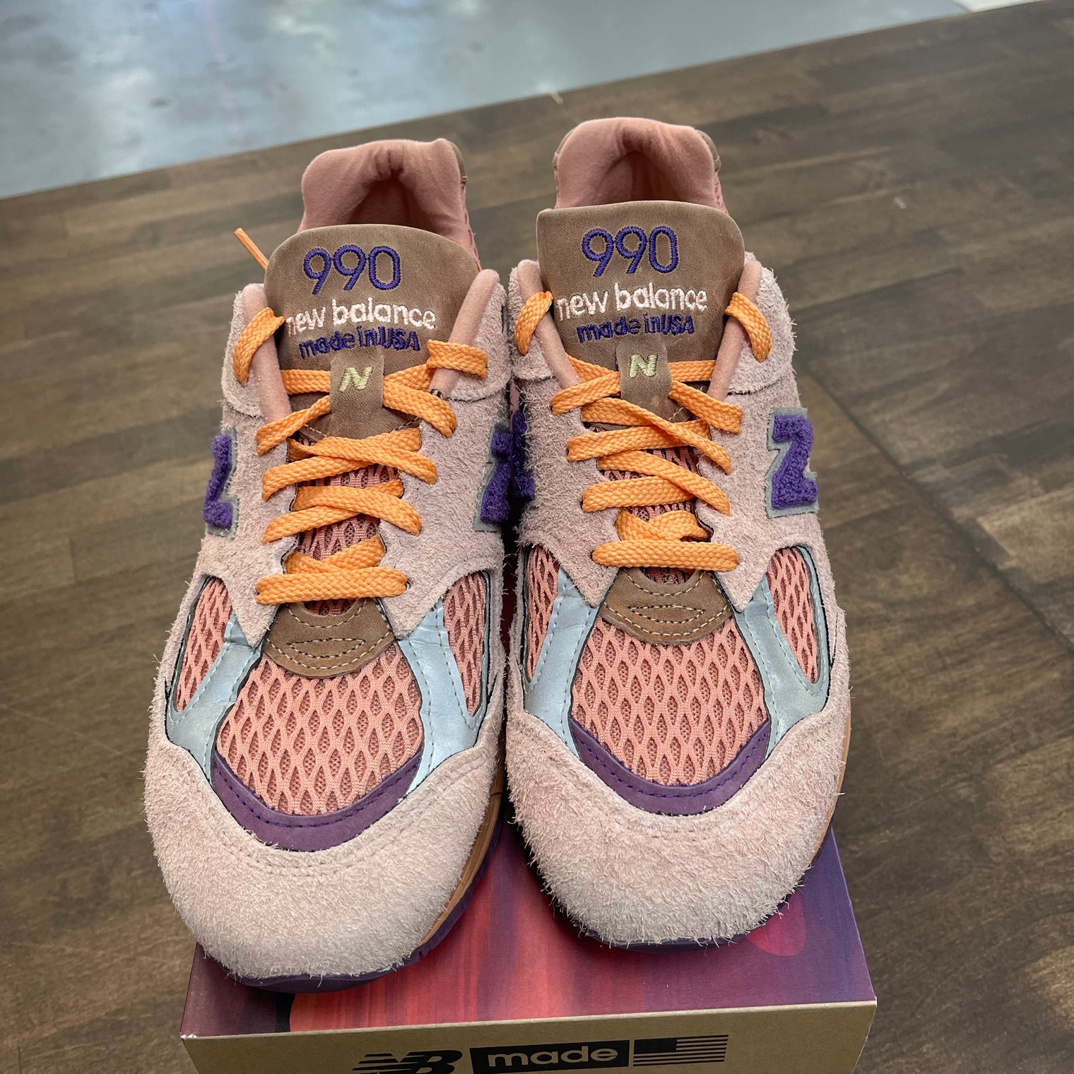 New Balance 990v2 Salehe Bembury Sand Be The Time (USED)