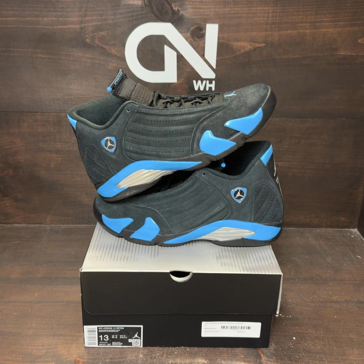 Jordan 14 Retro Black University Blue (2026) - Image 1