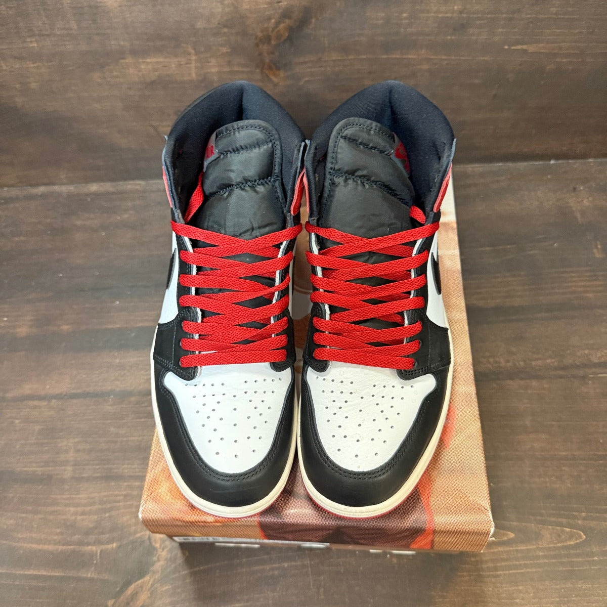 Jordan 1 Retro High OG Black Toe Reimagined - Image 2