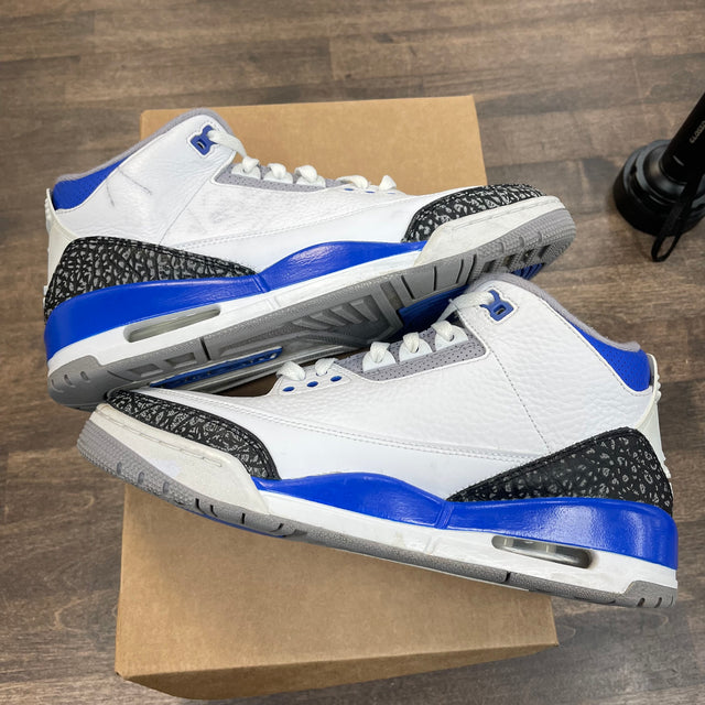 Racer Blue Jordan 3 (USED,No Box)