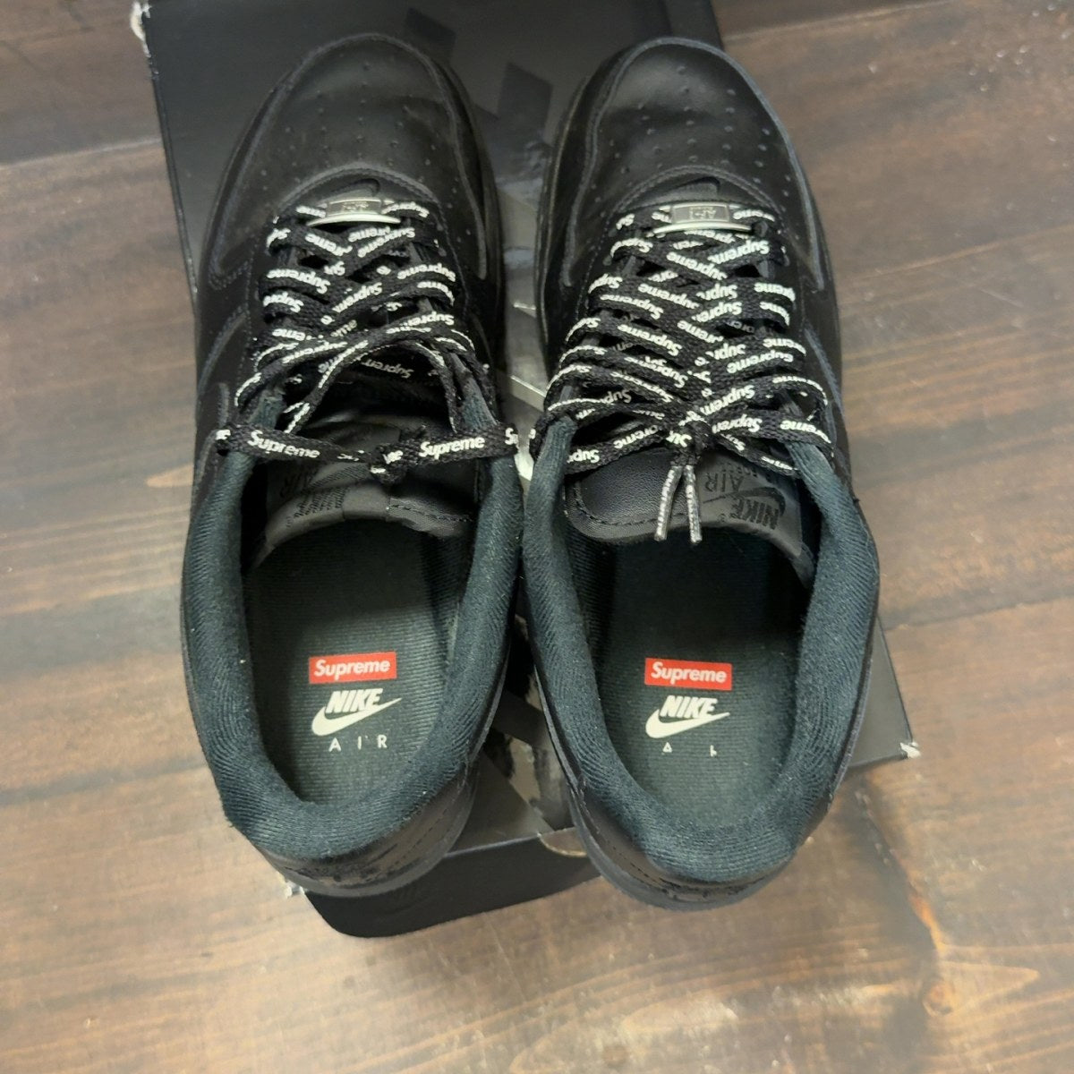 Nike Air Force 1 Low Supreme Black - Image 5