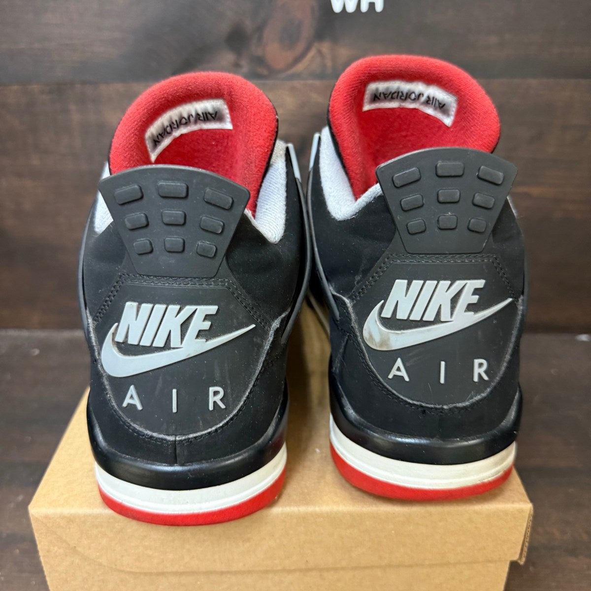 Jordan 4 Retro Bred (2019) Size 12 (Pre-Owned) - Image 3