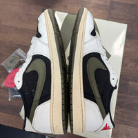 Olive Travis Scott Jordan 1 Low (W) (USED)