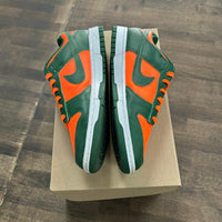 Miami Hurricane Nike Dunk Low (USED, No Box)