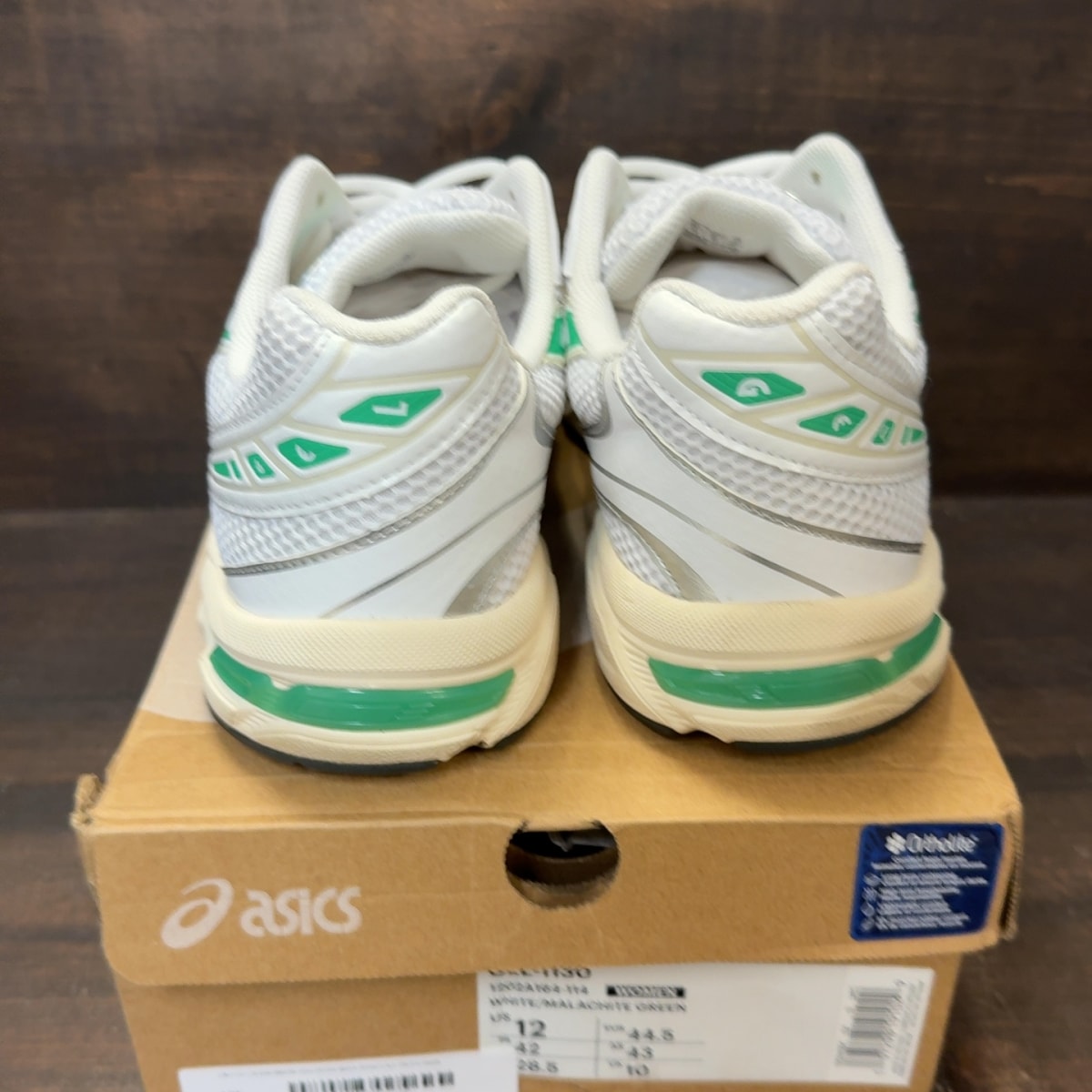 ASICS Gel-1130 White Malachite Green Off White Midsole (Women's) - Image 4