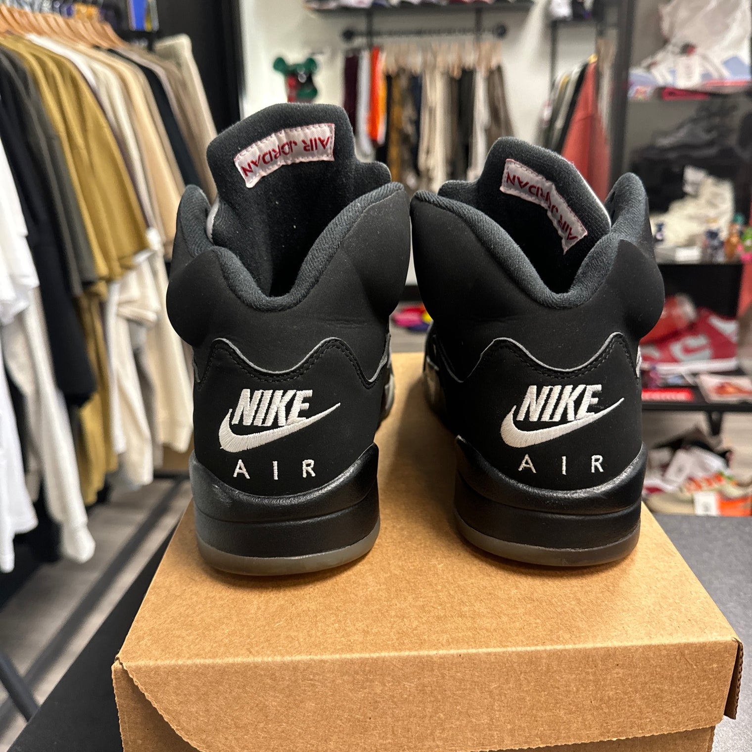Black Metallic Jordan 5 (USED;No Box)