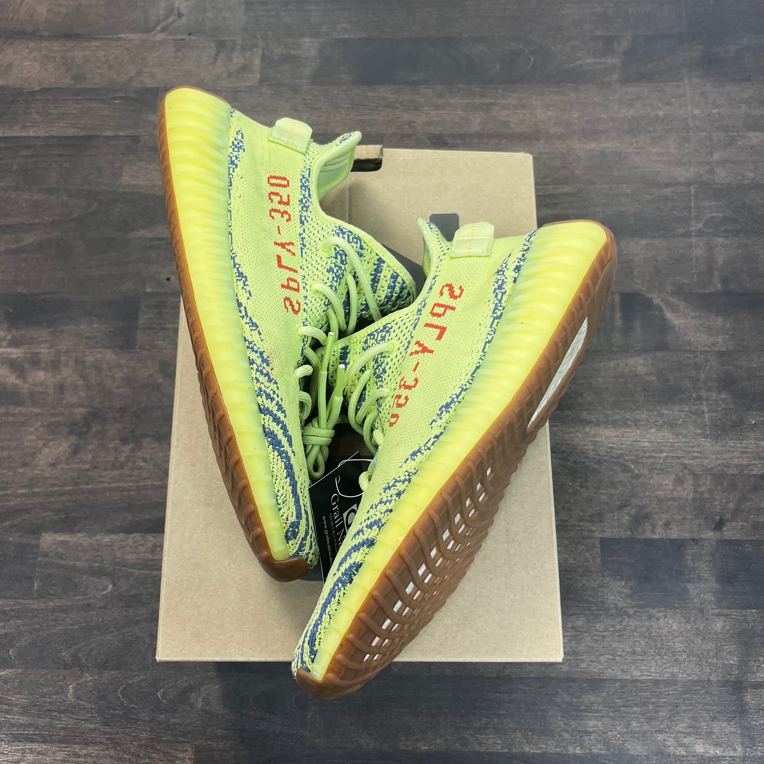 Semi Frozen Yellow Yeezy 350 (USED)
