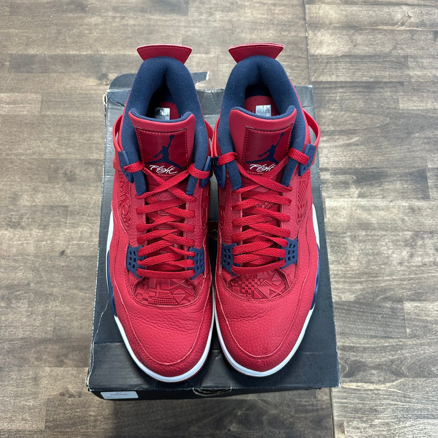 FIBA Jordan 4 Retro (USED, Replacement Box)