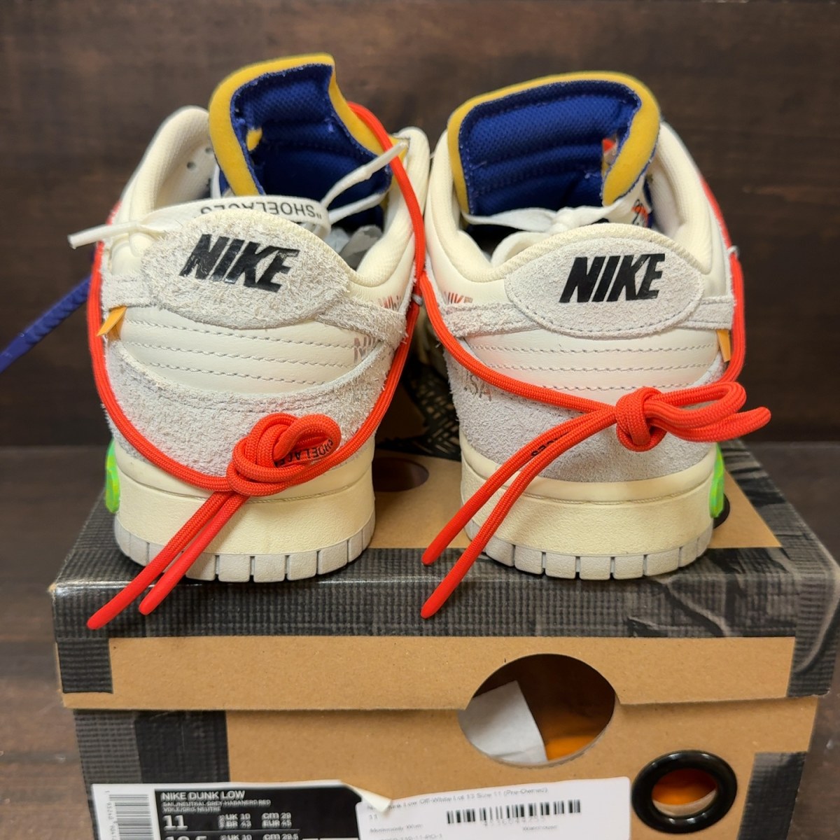 Nike Dunk Low Off-White Lot 13 - Image 5
