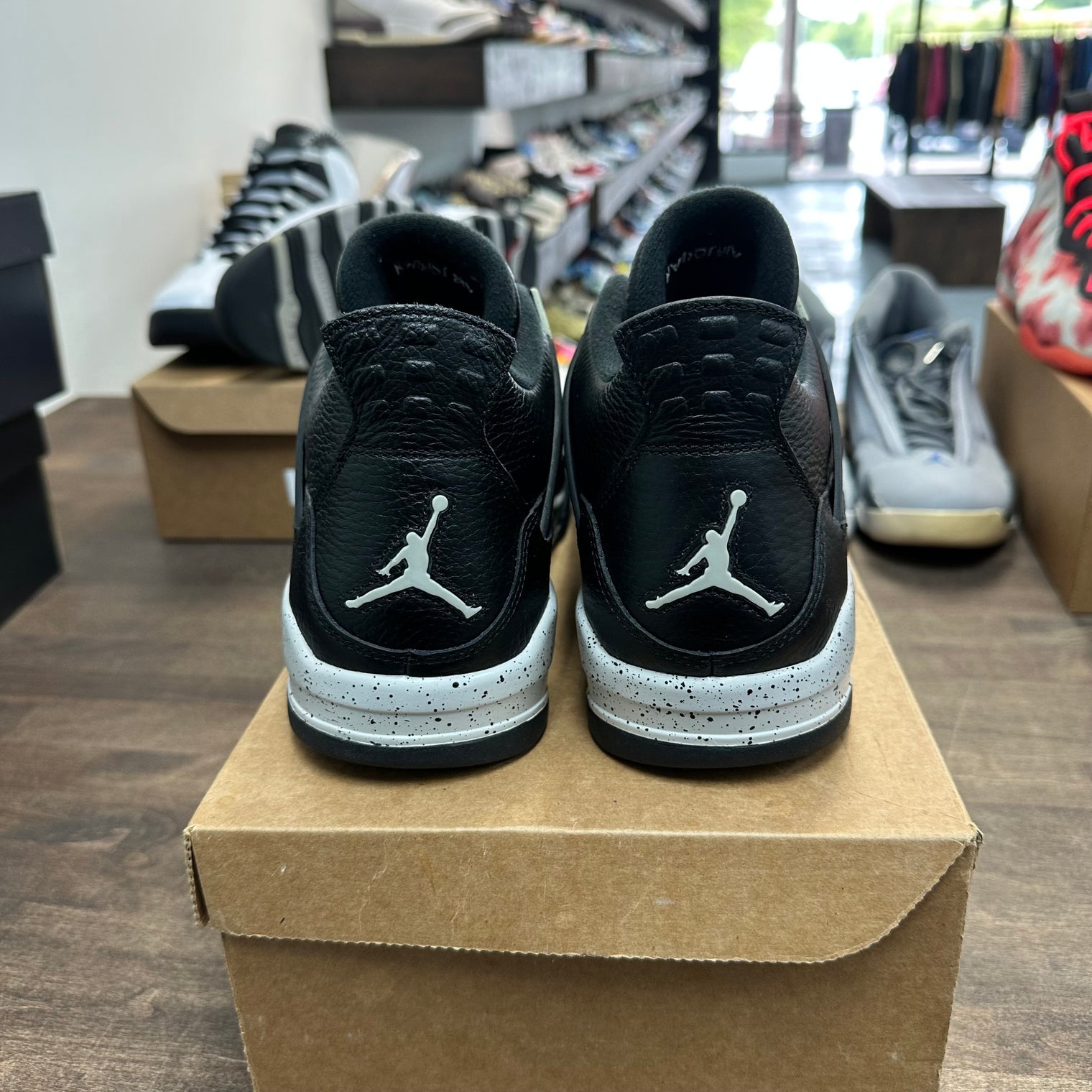 Oreo Jordan 4 LS (2015) (USED, No Box)