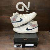 Jordan 1 Mid Paris White Size 12 (Pre-Owned) - front