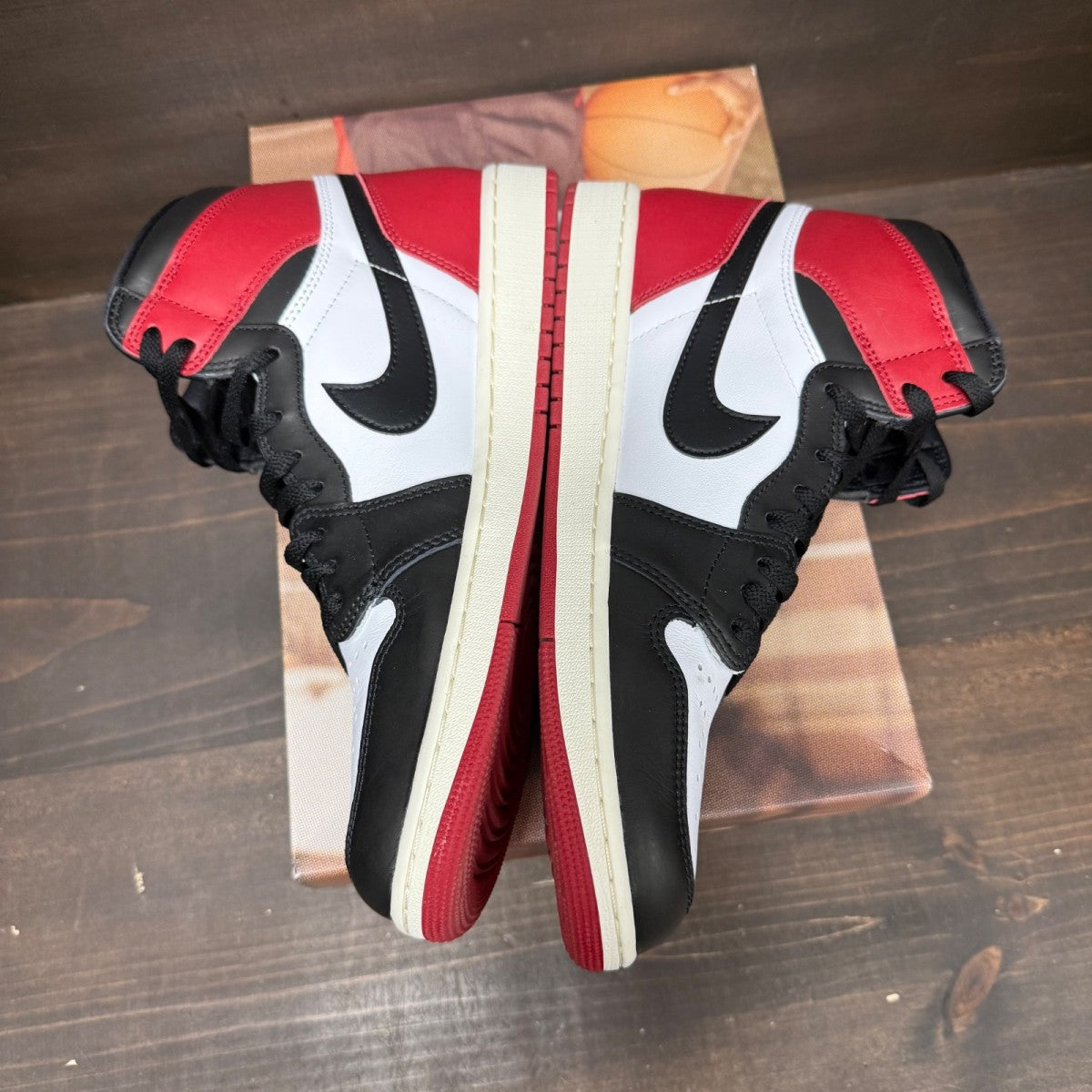 Jordan 1 Retro High OG Black Toe Reimagined - Image 3