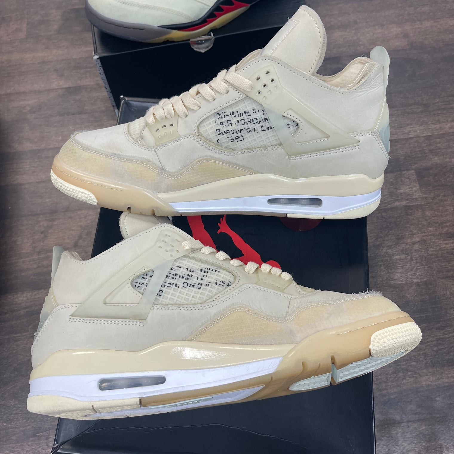 (W) Off-White Jordan 4 Sail (USED)