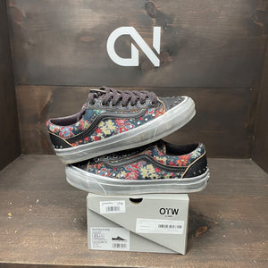 Vans OTW Old Skool 36 Vibram Floral Rivets Black Size 9 (Pre-Owned) - front
