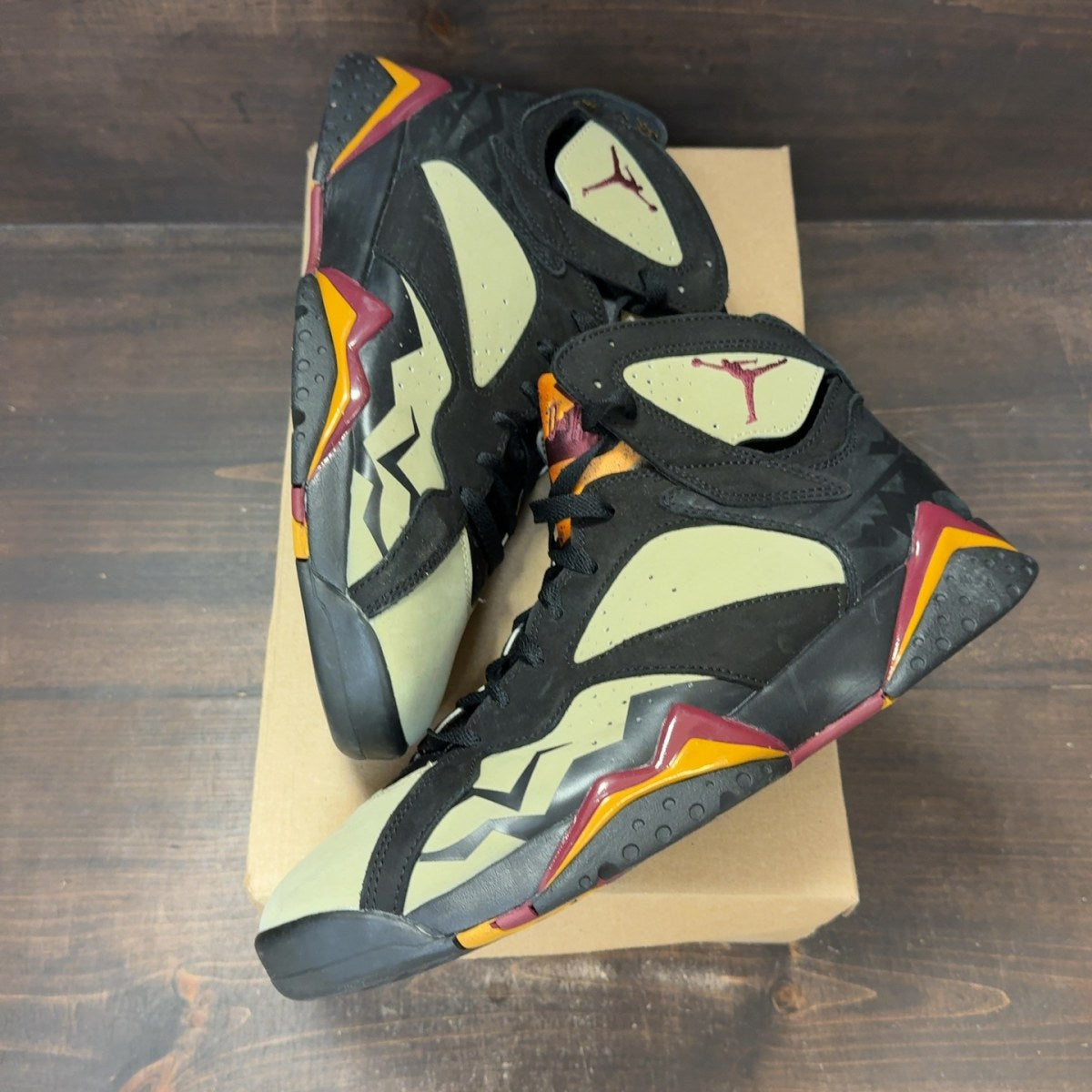 Jordan 7 Retro Black Olive Size 10.5 (Pre-Owned) - Image 2