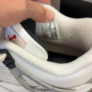 Jordan 4 Retro White Cement (2025) Size 13 (Pre-Owned) - aux