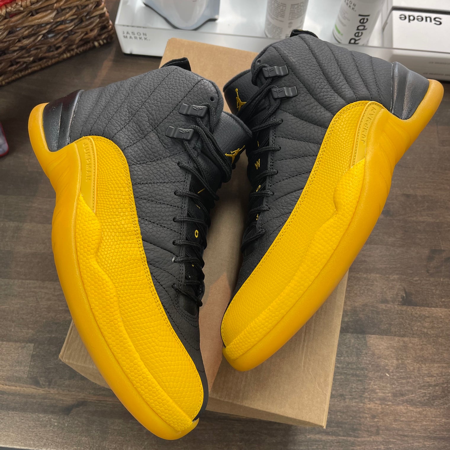 University Gold Jordan 12 (USED, No Box)
