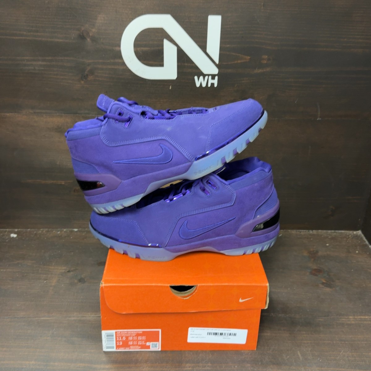Nike Air Zoom Generation Court Purple Suede - Image 1