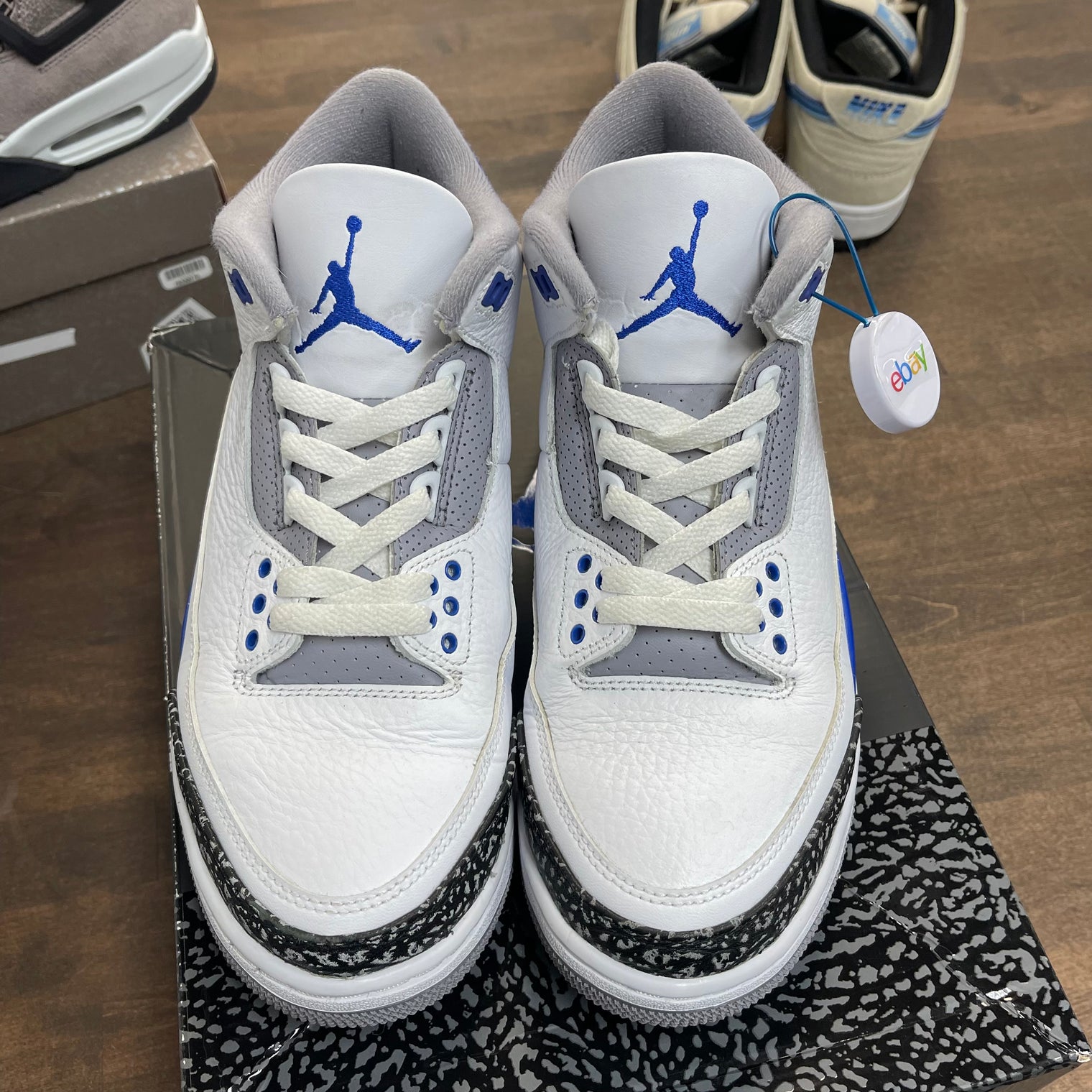 Racer Blue Jordan 3 (USED)