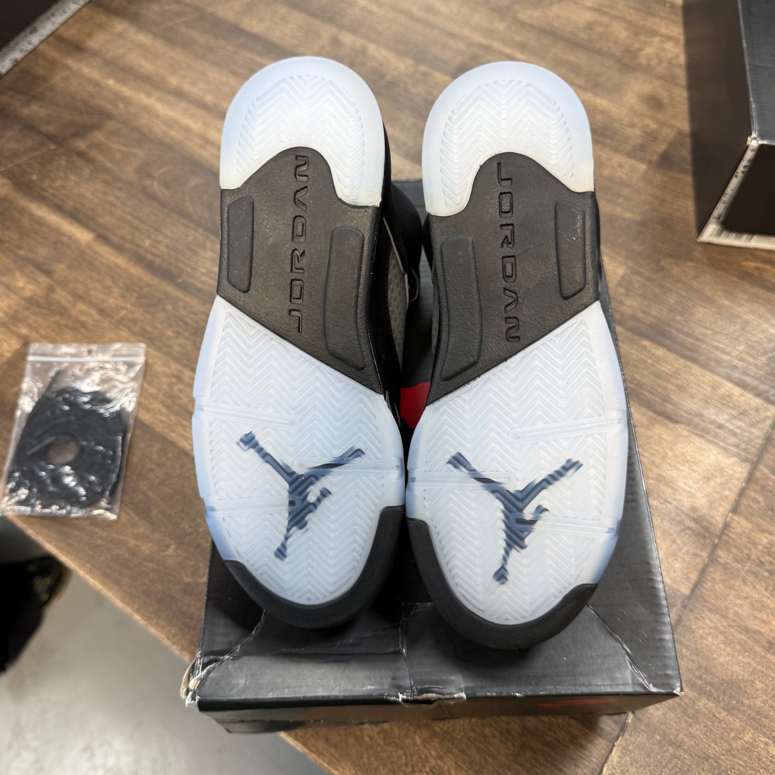 (GS) Black Metallic Jordan 5 Reimagined (Lightly Worn)
