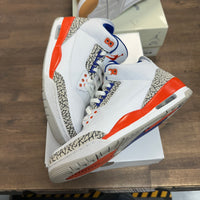 Knicks Jordan 3 Retro (USED, Replacement Box)