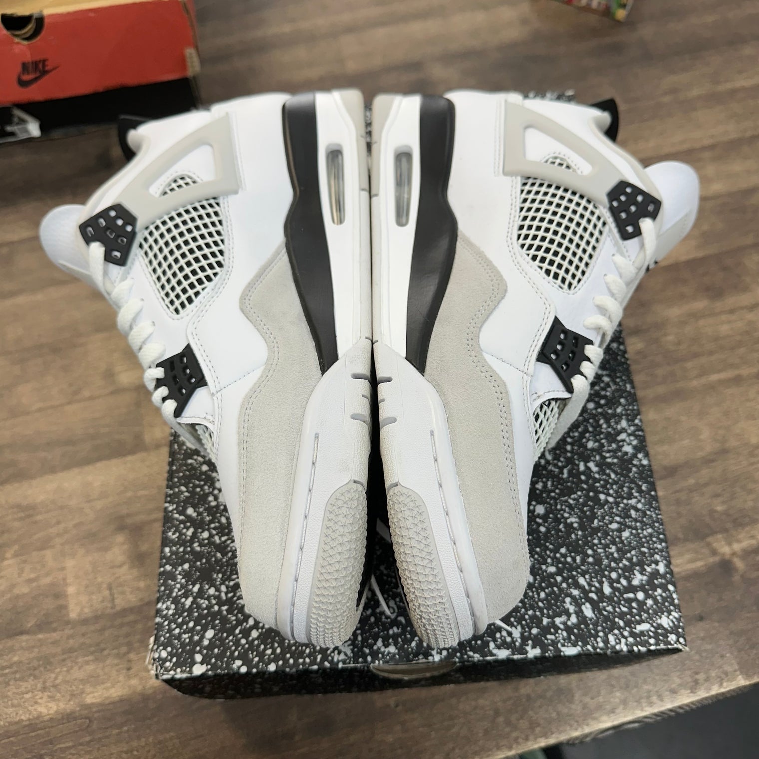 Military Black Jordan 4 Retro (USED)