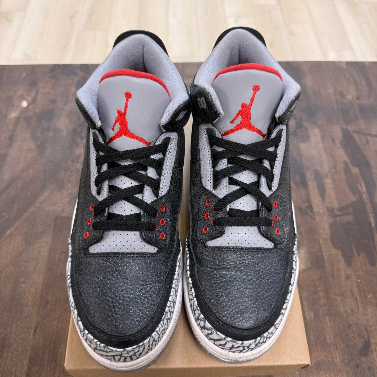 Jordan 3 Retro Black Cement (2018) Size 13 (Pre-Owned) - Image 2