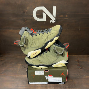 Jordan 6 Retro Travis Scott Size 9.5 (Pre-Owned) - front