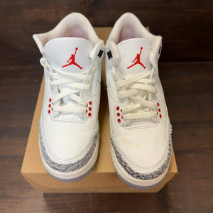 Jordan 3 Retro White Cement Reimagined (GS) Size 5Y (Pre-Owned) - Image 3