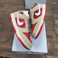 Nike ID Dunk Low Satin Red Beige (USED)