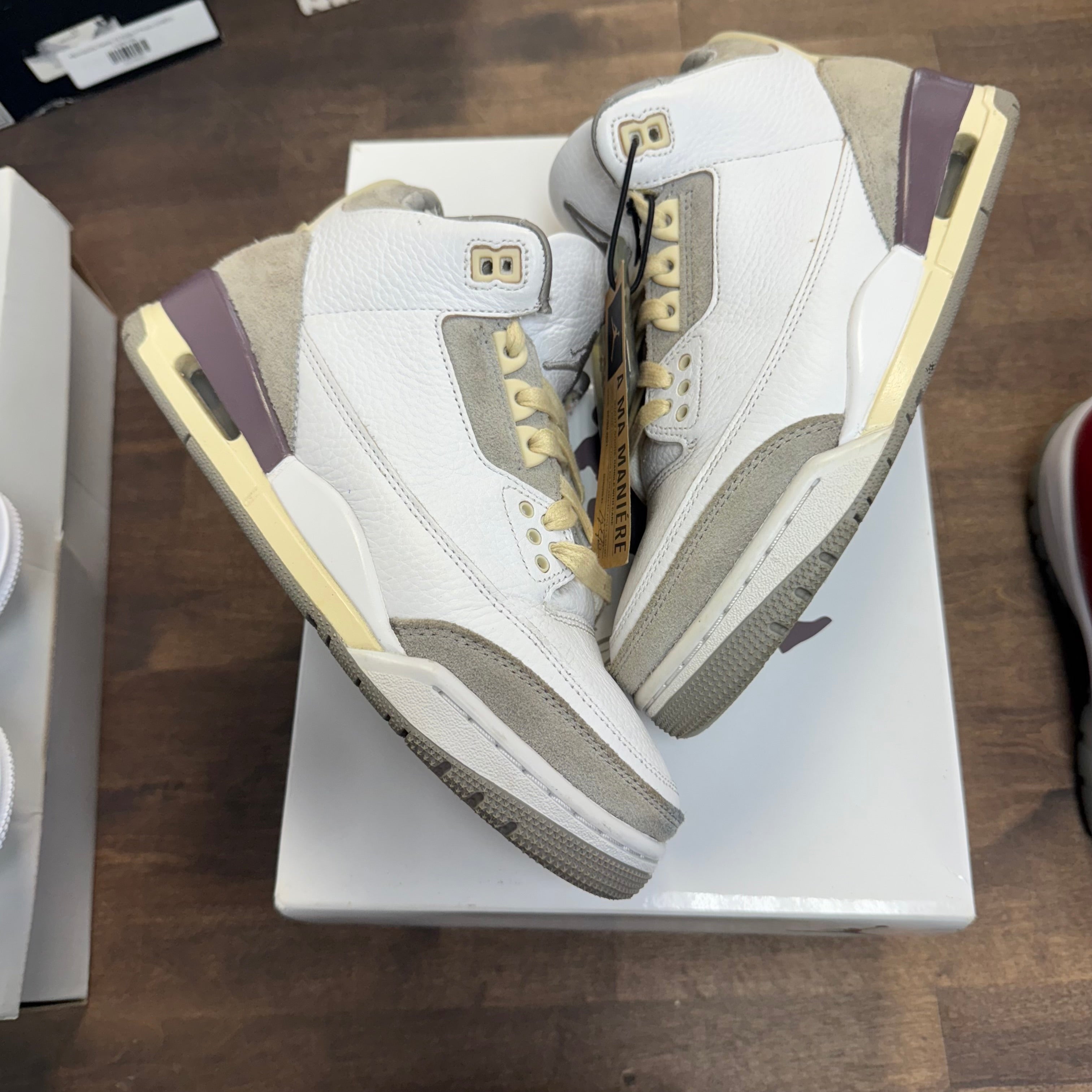 Jordan A Ma Maniere x Jordan 3 Retro SP (W) (USED) Size 5.5Y (Pre-Owned) - Image 1